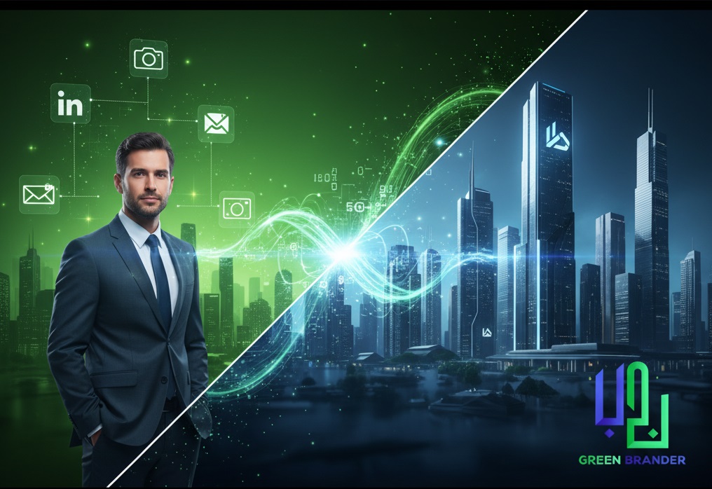 Showing the fusion of personal branding and corporate branding